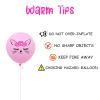 42 Pieces Cat Latex Balloons,12 Inches Cute Cat Balloons for Kitty Theme Birthday Party Decorations Supplies Pink White Balloons view 3