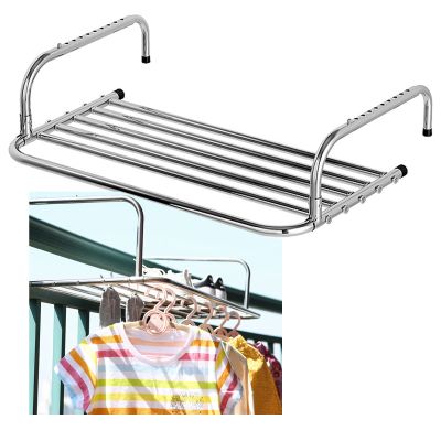whalebee Foldable Clothing Rack, Laundry Drying Rack Clothes Hanger Rack Wall Mounted for Easy Storage, for Laundry Dryer Room, Stainless Steel Clothes Hanger Rack
