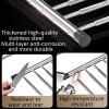 whalebee Foldable Clothing Rack, Laundry Drying Rack Clothes Hanger Rack Wall Mounted for Easy Storage, for Laundry Dryer Room, Stainless Steel Clothes Hanger Rack view 3