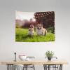 JeReVolng Custom Tapestry Personalized Tapestry backdrop with name and photo customized wall hanging For gift and bedroom aesthetic view 3