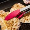 1pcs 7 Inch BBQ Nylon Tongs Tips Kitchen Mini Tong Heat Resistant Nylon Cooking Tongs Steel Food Tongs Kitchen Accessorie view 4