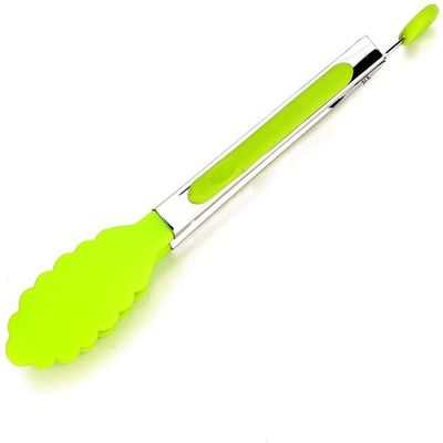 1pc Heat-Resistant Food Tong Creative Non-Slip Nylon Bread Tong Serving Tong Kitchen Tools BBQ Tools Accessories (A)