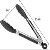 1pc Heat-Resistant Food Tong Creative Non-Slip Nylon Bread Tong Serving Tong Kitchen Tools BBQ Tools Accessories (A) view 2