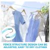 6 Pack Travel Portable Clothesline 16.4 ft Clothes Hanging Rope for Drying Adjustable Nylon Camping Clothesline for Indoor Outdoor Laundry Camping Home view 4