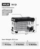 ICECO APL55 Dual Zone Portable Refrigerator Freezer Bluetooth Controlled, 55 Liter 12v refrigerator with SECOP Compressor, DC 12/24V, AC 110-240V, for Truck, Car and Home, -4~68 (Black) view 2