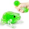 Green Frog Stress Relief Balls (1 Pack) - Squishy Animal Dough Ball for Adults, Stretch and Pull, Vase Filler and Home Decoration, Party Favors view 1