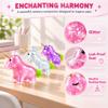 Purple Unicorn Mochi Fidget Figures for Vase Filler, Animal Figurines view 2