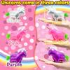 Purple Unicorn Mochi Fidget Figures for Vase Filler, Animal Figurines view 3