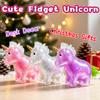Purple Unicorn Mochi Fidget Figures for Vase Filler, Animal Figurines view 4