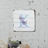 ArogGeld Monogram Initial K Metal Sign Alphabet Purple Floral Metal Wall Art Monogram Letter Wall Art Home Decor Flowers Floral 10x10in Farmhouse Metal Wall Decor for Home and Kitchen Bar Cafe Garage view 4