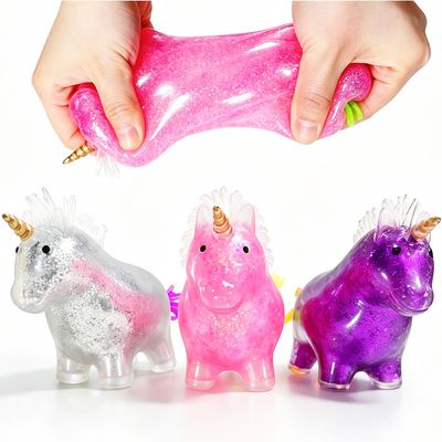 Unicorn Squishy Stress Balls (3-Pack) for Adults Vase Fillers, Unicorn Ball