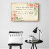 1 John 3 18 Bible Wall Art Love with Action and in Truth Christian Posters Scripture Wall Decorative Painting Hanging Print Pictures for Bedroom (12x18inch(30x45cm),Framed) view 3