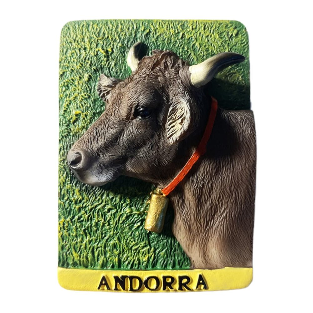 3D Andorra Fridge Magnet Souvenir Gift,Resin Handmade Andorra Refrigerator Magnet Home & Kitchen Decoration Collection