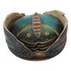 1 Set of Rustic Western Indian Turquoise Eagle Feather Coaster Holder W/ 4 Round Coasters view 3