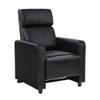 Coaster Home Furnishings - Toohey - Wood and Metal - 7-Piece Upholstered Theater Recliner with Tufted Backs, Pocket Coil Seating and Slim Track Arms - Living Room - Black - 600181-S5B view 4