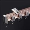 Room Divider Ceiling Track Hospital Curtain Track System Ceiling Mount, Bendable Aluminum Curtain Rod for Garage/Living Room/Classroom Bay Window Curtain Pole ( Color : Rose Gold , Size : 1.5m/4.9ft ) view 1