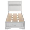 Coaster Home Furnishings Miranda Contemporary 4-Piece Bedroom Set Twin Size Storage Panel Bed Frame 50-inch Headboard White 205111T-S4 view 3