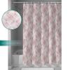 Double Love Gradient Abstract Bathroom Curtain 72 Inch Shower Curtain with 12 Hooks, Waterproof Polyester Bath Curtain Washable Bathtub Curtain Modern Minimalist Aesthetics Art 72''x 72'' view 4