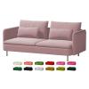 Custom Made Soderhamn Couch Velvet Replacement Covers Fits IKEA Soderhamn 3 Seat Sofa with 2 Armrests,Soderhamn Sofa Cover,Only Cover. (Lotus Root Powder) view 1