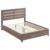Coaster Home Furnishings Brantford Farmhouse 4-Piece Bedroom Set Eastern King Size Storage Panel Bed Frame 49-inch Headboard Barrel Oak 207040KE-S4 view 1