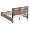 Coaster Home Furnishings Brantford Farmhouse 4-Piece Bedroom Set Eastern King Size Storage Panel Bed Frame 49-inch Headboard Barrel Oak 207040KE-S4 view 3