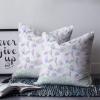 YOKOU Throw Pillow Case Square Satin Cushion Cover, Dreamlike Hippocampus Conch Shell Scale Summer Marine Life Ocean Pillowcase for Sofa Couch Living Room Bedroom, 1 Pack 18" x 18" view 2