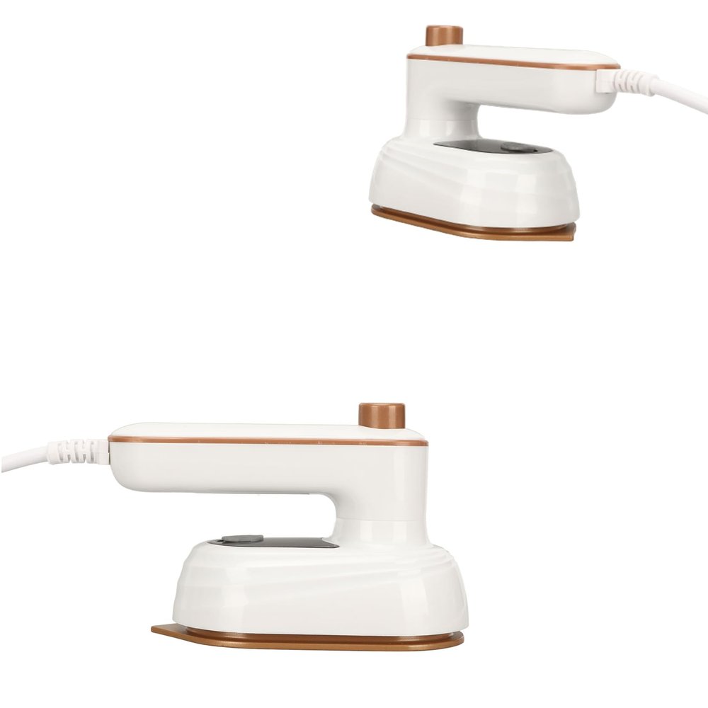 Mini Ironing Machine, Rotatable Folding Handle Thermostat Portable Handheld Steam Iron, Travel Garment Steamer, Mini Ironing Machine Support Dry And Wet Ironing for Home and Travel