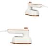Mini Ironing Machine, Rotatable Folding Handle Thermostat Portable Handheld Steam Iron, Travel Garment Steamer, Mini Ironing Machine Support Dry And Wet Ironing for Home and Travel view 1