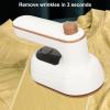 Mini Ironing Machine, Rotatable Folding Handle Thermostat Portable Handheld Steam Iron, Travel Garment Steamer, Mini Ironing Machine Support Dry And Wet Ironing for Home and Travel view 2