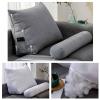 BAHULA Reading and TV Pillow, Back Wedge Cushion Pillow with Adjustable Neck Pillow, Home Bedrest Reading Pillow, Back Support Pillow, Bed Rest Cushion, Bed Wedge Pillow,Beige,60x50x20cm view 4