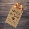 Personalized Wedding Treat Bags, Paper Treat Bags for Wedding Favors, Pretzel Wedding Favors, Pretzel Treat Bags we Tied The Knot view 2