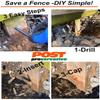 Post Proservative, Fence Repair Kit to Re-Treat existing posts, 24 Piece Kit with Date Tag and Plugs, DIY treatment for fence post repair - replenishes the post preservative and extends post life. view 2
