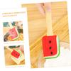 Anneome Watermelon-design Silicone Spatula Spreader Handle Ergonomic Cake Stirring Scraper for Safe and Comfortable Use for Making Desserts and More view 4