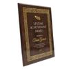 9" x 12" Custom Wall Plaque for Awards and Recognition, High Gloss Cherry Finish Plaque With Keyholed Back For Vertical and Horizontal Hanging, Personalized Plaque for Office Wall Decor (Design F) view 2