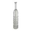 A&B Home Antique Silver Vase - Large Decorative Speckled Glass Vase, Tabletop Home Dcor, Living Room Sideboard Coffee Table Hallway Entryway Console Table Accent Piece, 5" x 5" x 25" view 1