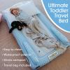 FUNBOY Kids Blue Inflatable Travel Bed & Mattress. Perfect for Sleepovers. Includes Carrying Case Storage Bag, Twin view 4