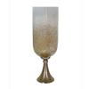 A&B Home Gold Speck Vase - Decorative Speckled Glass Vase with Gold Base, Tabletop Home Dcor, Living Room Sideboard Coffee Table Hallway Entryway Console Table Accent Piece, 6" x 6" x 18" view 3