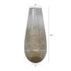 A&B Home Gold Speck Vase - Decorative Speckled Glass Vase, Tabletop Home Dcor, Living Room Sideboard Coffee Table Hallway Entryway Console Table Accent Piece, 6" x 6" x 15" view 2