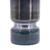 A&B Home Smoked Cylindrical Vase - Decorative Glass Vase with Metal Band, Tabletop Home Dcor, Living Room Sideboard Coffee Table Hallway Entryway Console Table Accent Piece, 5" x 5" x 11" view 3