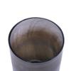 A&B Home Smoked Cylindrical Vase - Decorative Glass Vase with Metal Band, Tabletop Home Dcor, Living Room Sideboard Coffee Table Hallway Entryway Console Table Accent Piece, 5" x 5" x 11" view 4