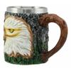 1 Pcs Of Surveyor Wildlife Majestic Bald Eagle Coffee Mug W/Rustic Tree Bark Body view 3