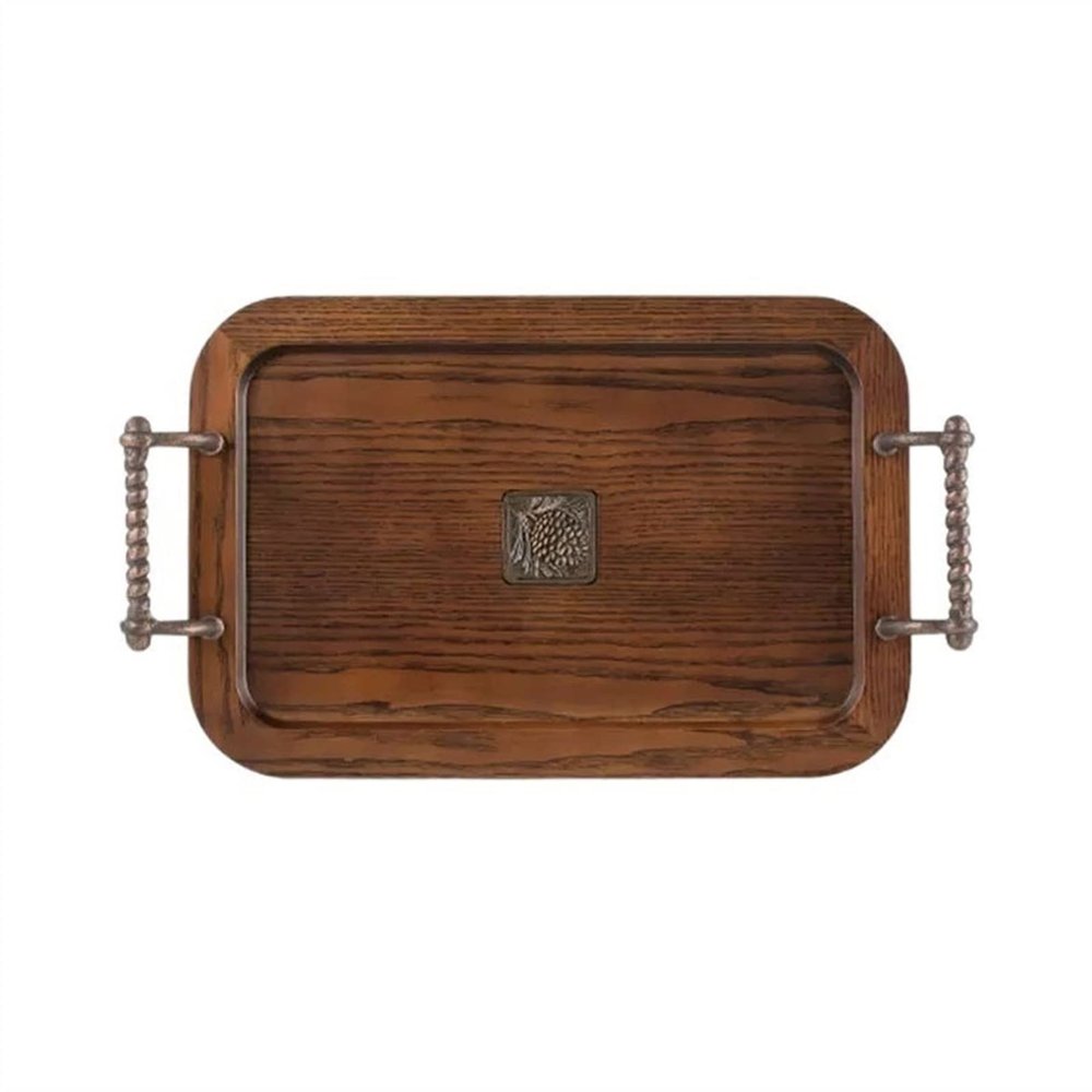 Serving Tray Wooden Rectangular Storage Tray Food Service Tray Fruit Bread Tea Set Tray Table Top Storage Tray Decorative Trays