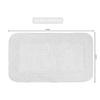 Modern & Contemporary Linen Beige Boho Bathroom Rugs with Lovely Frill Trims & Towel Texture Size: 24"x40" | Non Slip Backing Quick Water Absorbent Soft Warm Cozy Underfoot Feel Machine Washable view 2