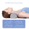 Bespilow Cervical Neck Traction Pillow for Pain Relief - 30 Min Daily Stretcher & Relaxer - Dual-Layer Memory Foam Neck Roll for Back Sleeping - Small Orthopedic Bolster with Cooling Cover view 4