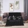 Breast Cancer Awareness Blanket Ultra-Soft Lightweight Quilt for Sofa Lightweight Quilt Warm Fleece Blanket view 2
