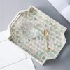 Serving Tray European Style Storage Tray Tea Set Tray Creative Desktop Tray Wooden Light Luxury Shell Decorative Tray Decorative Trays view 3