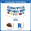 35Pcs Happy Fathers Day Decorations, Happy Fathers Day Banner Fathers Day Hanging Decorations, Fathers Day Decorations for Party, Fathers Day Decorations for the Home view 3