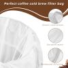 PalpitateC Replacement Toddy Filter Bag Compatible with Toddy Cold Brew System for 5 Gallon Cold Coffee Brew Filter Replacement Strainer Bag - Reusable (2 Pack) view 4