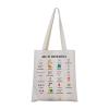 MNIGIU Mathematics Tote Bag Mathematics Lovers Gift Mathematics Teacher Bag Math Student Graduation Gift (Mathematics Tote) view 1