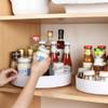DEPILA Storage Bins 360 Rotating Round Spice Jar Storage Rack Tray Turntable Kitchen Jar Holder Home Storage Box Container Organizer Storage Boxes Shelf view 4